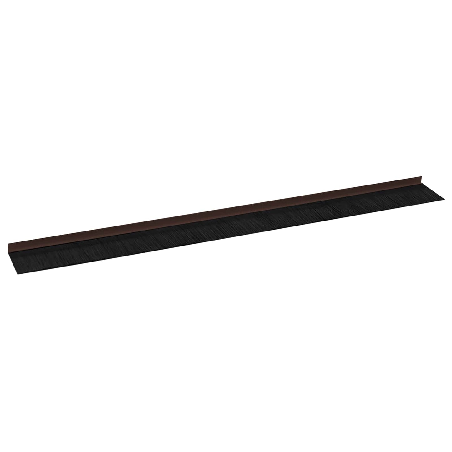 Selvklæbende dørbørstetætninger 2 stk. 100 cm Aluminiumlegering