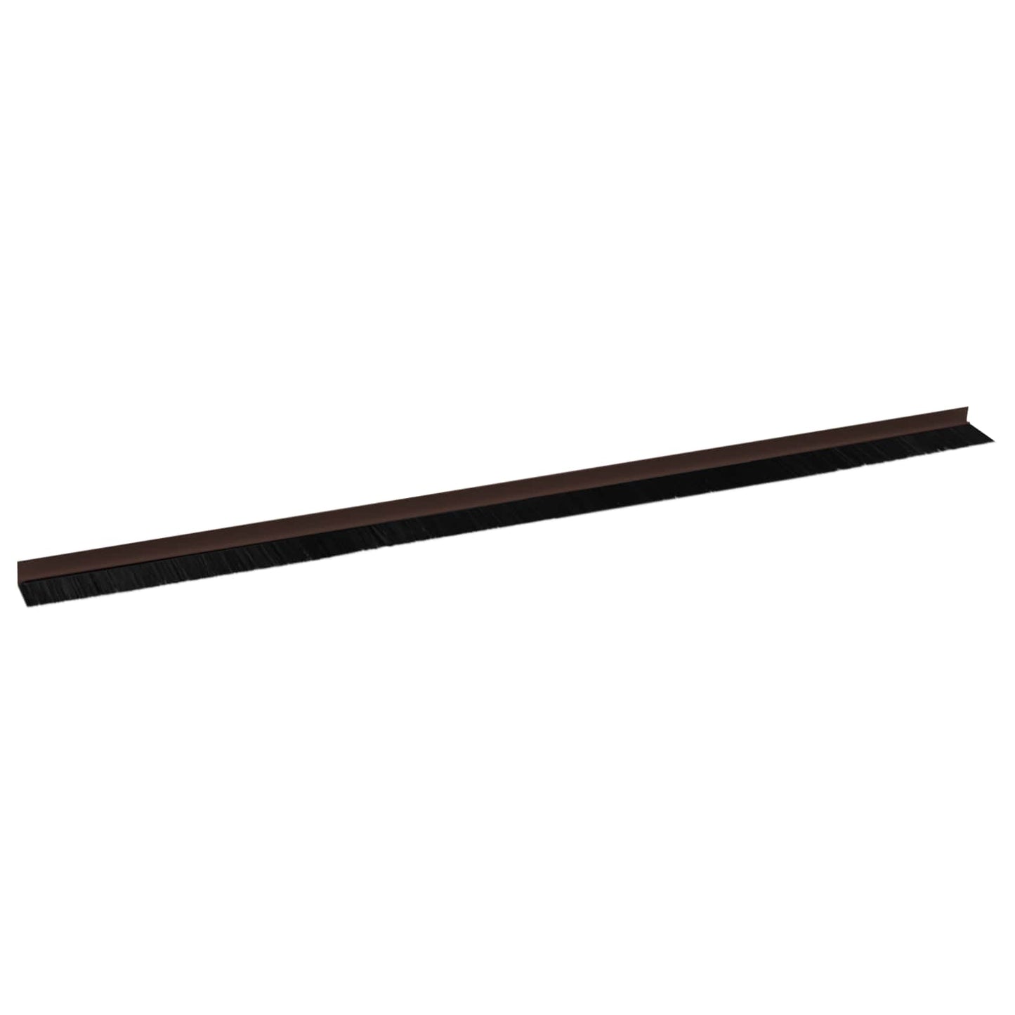 Selvklæbende dørbørstetætninger 6 stk. 100 cm Aluminiumlegering