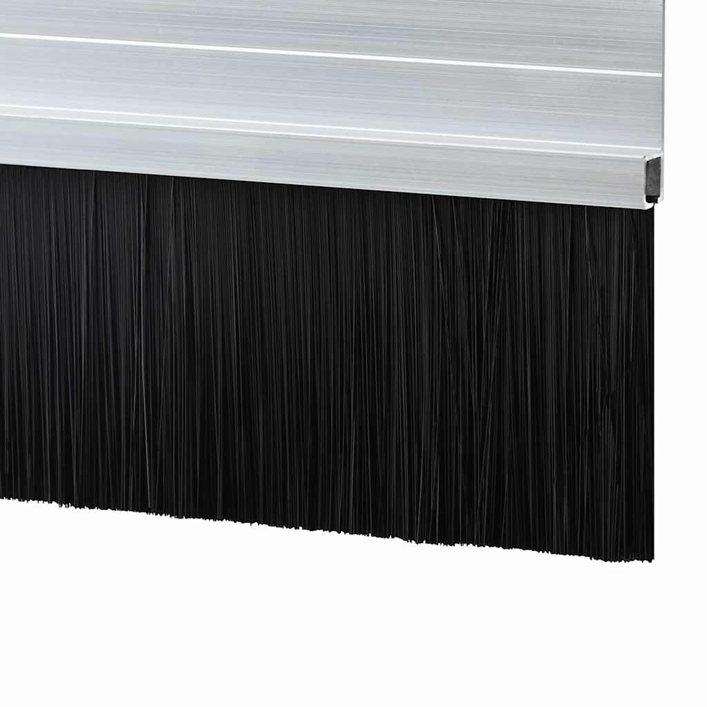 Selvklæbende dørbørstetætninger 2 stk. 100 cm Aluminiumlegering