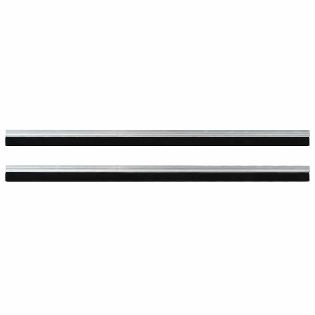 Selvklæbende dørbørstetætninger 2 stk. 100 cm Aluminiumlegering