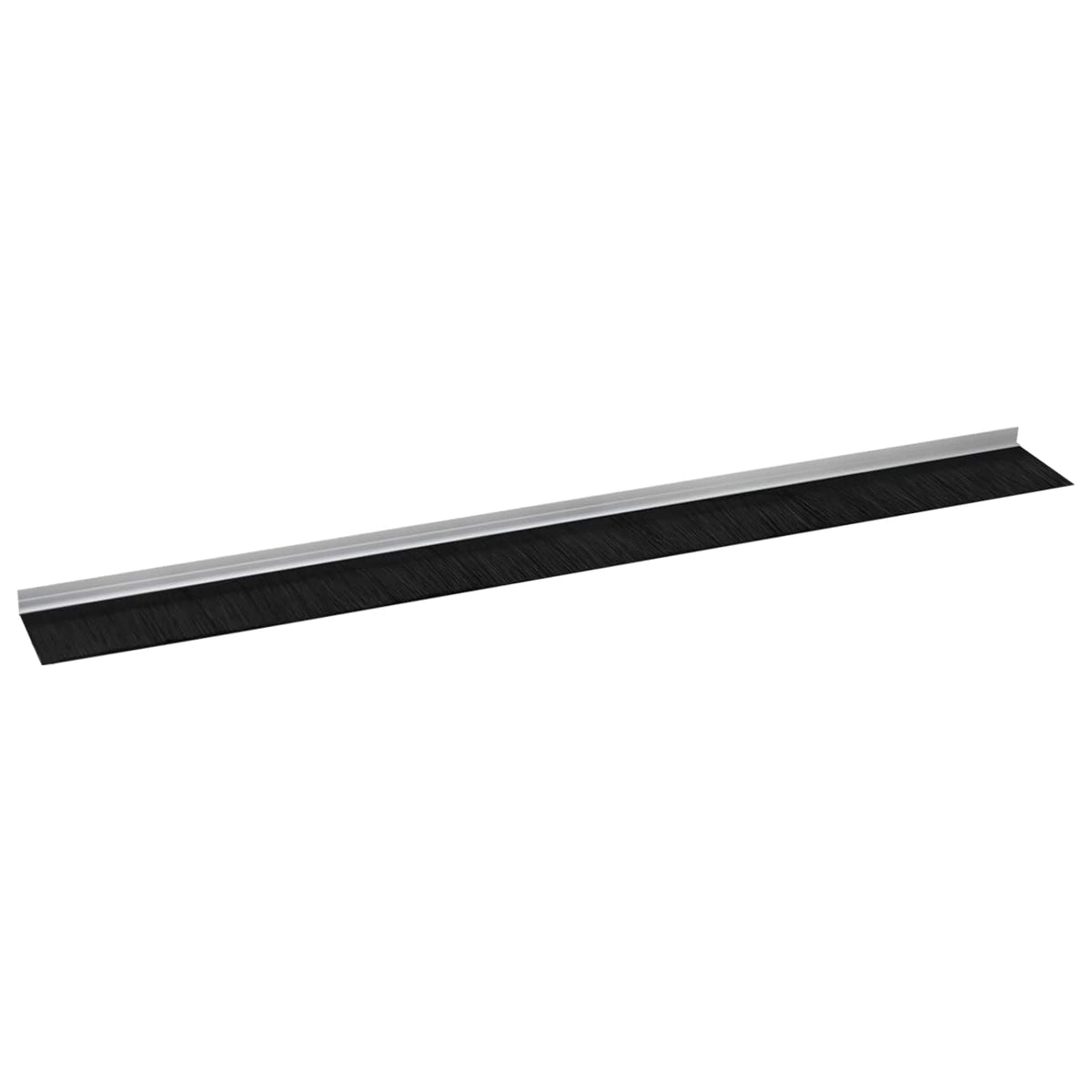 Selvklæbende dørbørstetætninger 6 stk. 100 cm Aluminiumlegering