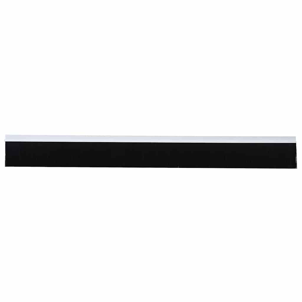 Selvklæbende dørbørstetætninger 6 stk. 100 cm Aluminiumlegering
