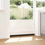 Selvklæbende dørbørstetætninger 2 stk. 100 cm Aluminiumlegering