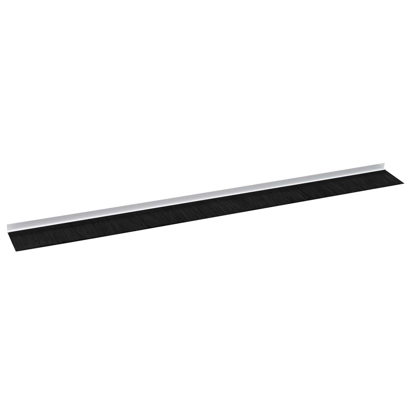 Selvklæbende dørbørstetætninger 2 stk. 100 cm Aluminiumlegering