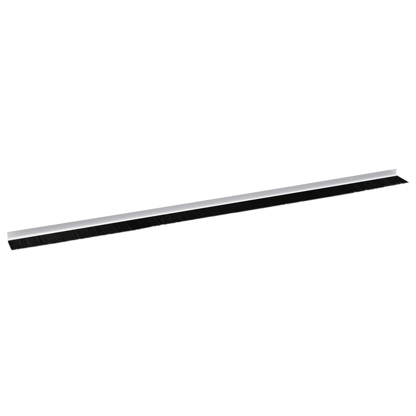 Selvklæbende dørbørstetætninger 6 stk. 100 cm Aluminiumlegering