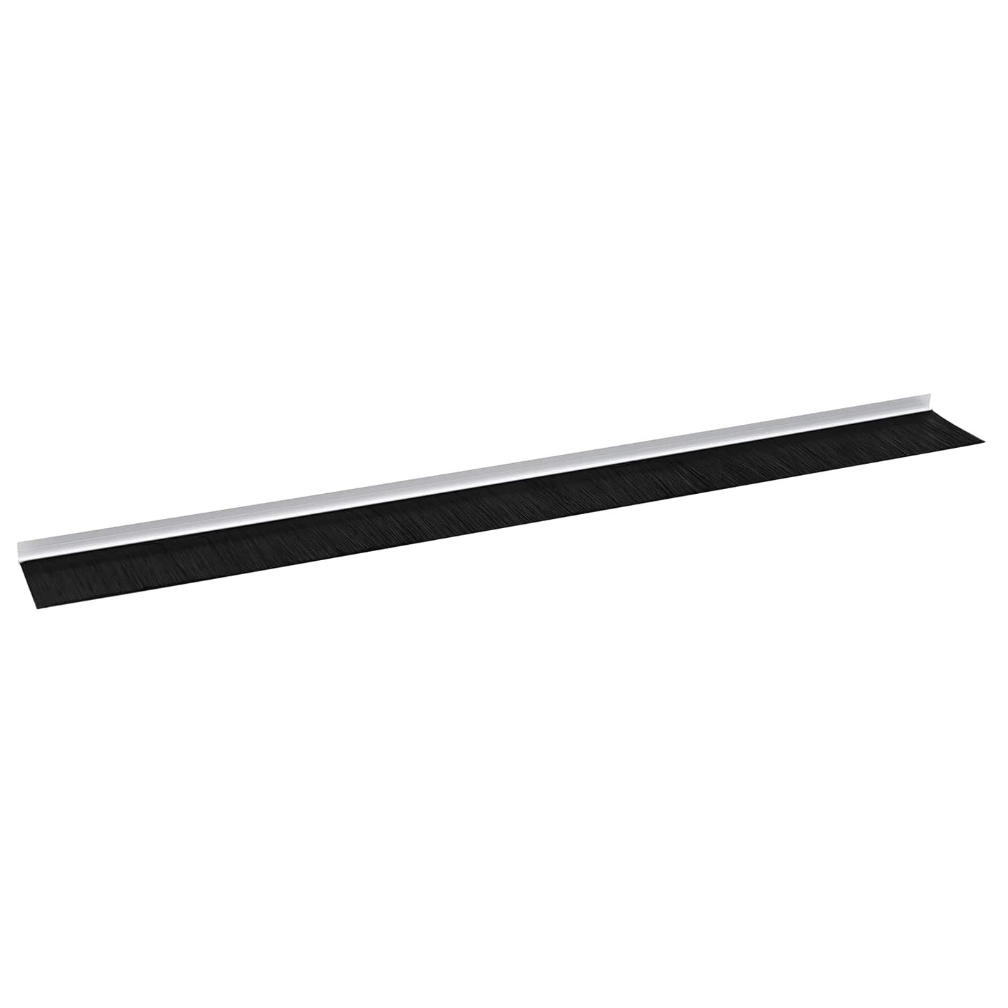 Selvklæbende dørbørstetætninger 6 stk. 100 cm Aluminiumlegering