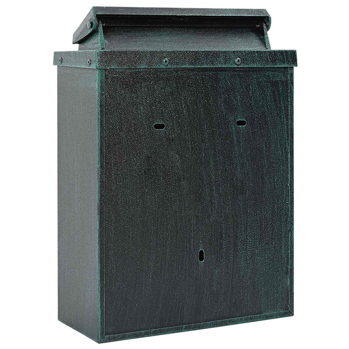 Væghængt Postkasse med dør Grøn 29 x 13 x 41 cm Gustt aluminium