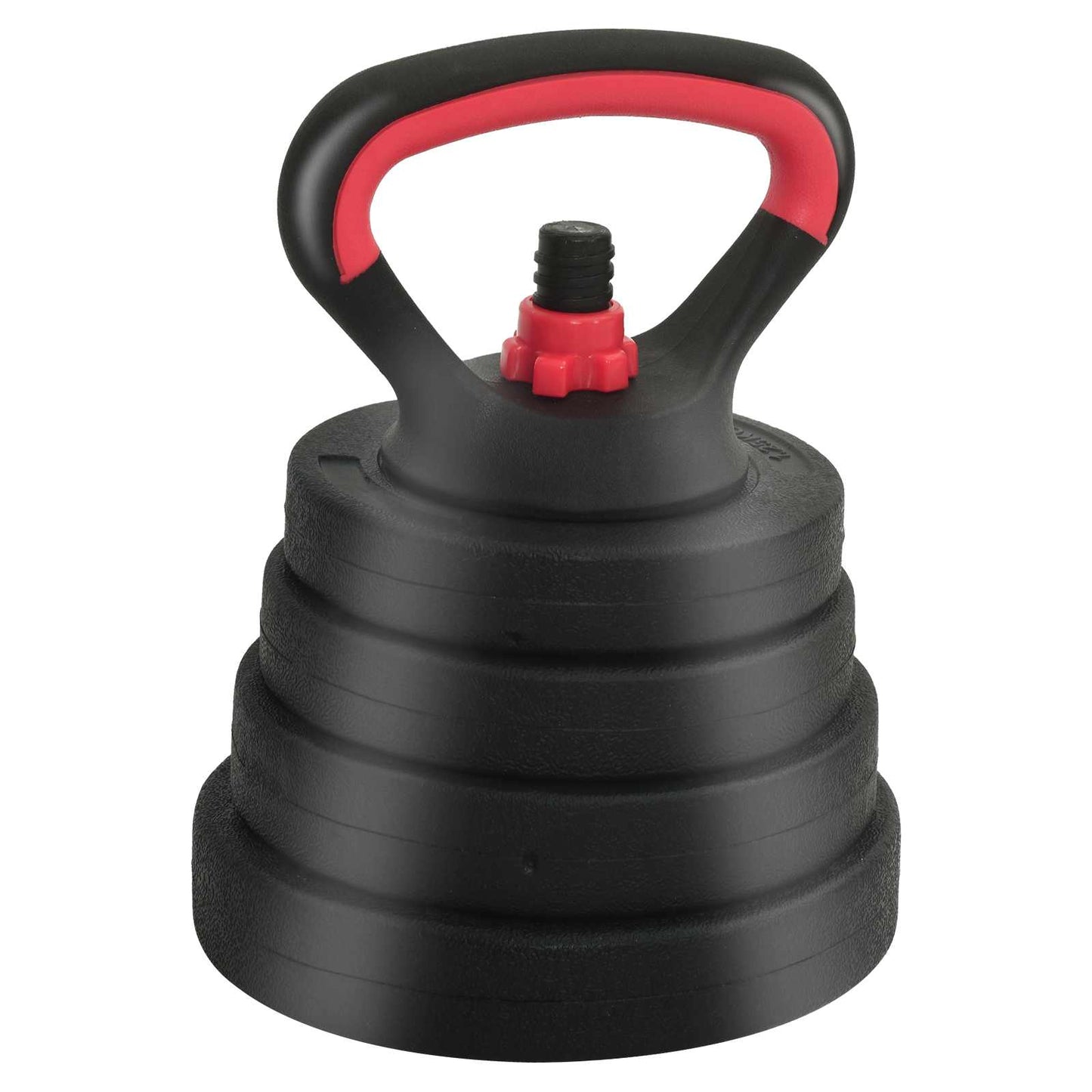 4-i-1 Håndvægte Barbell Kettlebell Sæt 30 kg Sort og rød