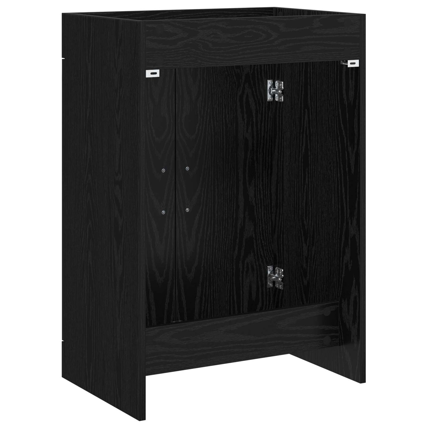 Badeværelse Under Vask Skab Sort eg 78,5 x 37,5 x 81 cm