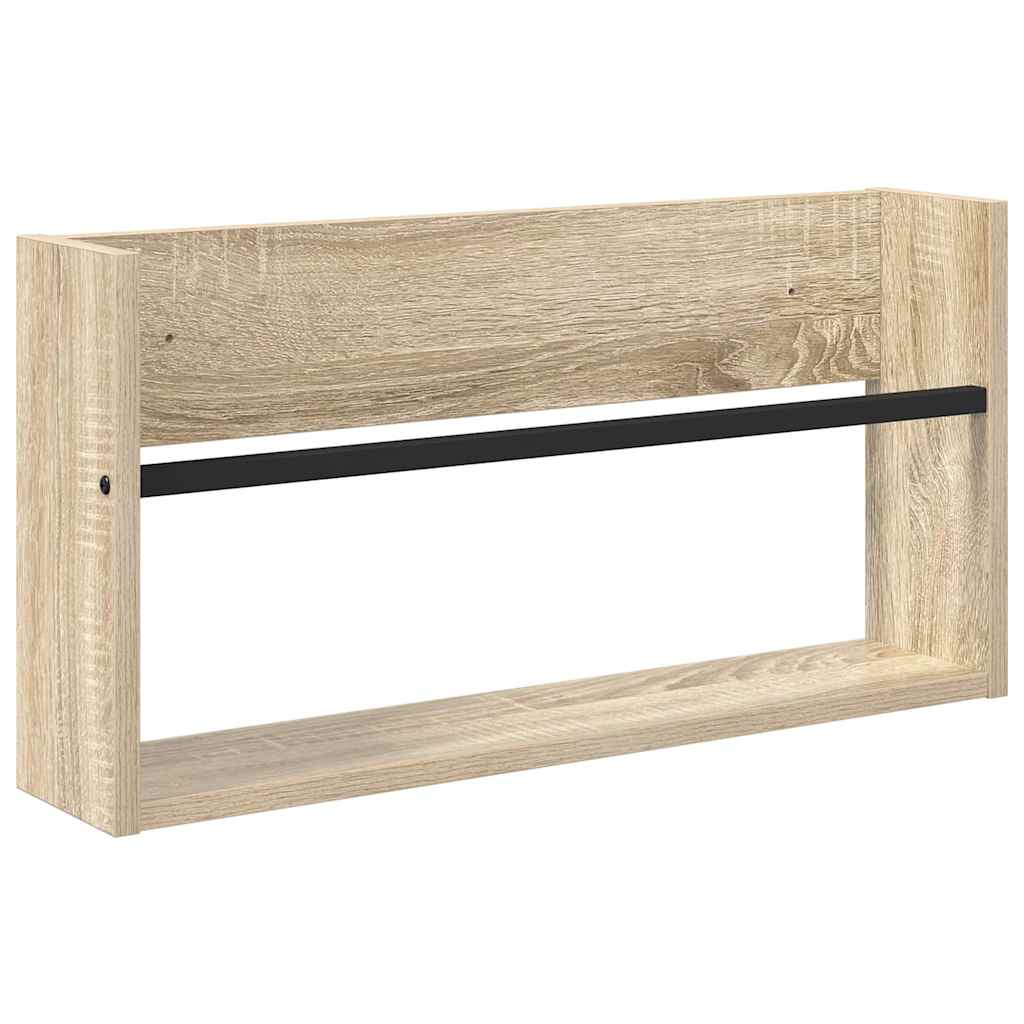 Magasin Rack 2 stk. Sonoma eg 60 x 12 x 30 cm Konstrueret træ