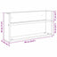 Magasin Rack 2 stk. Sonoma eg 60 x 12 x 30 cm Konstrueret træ