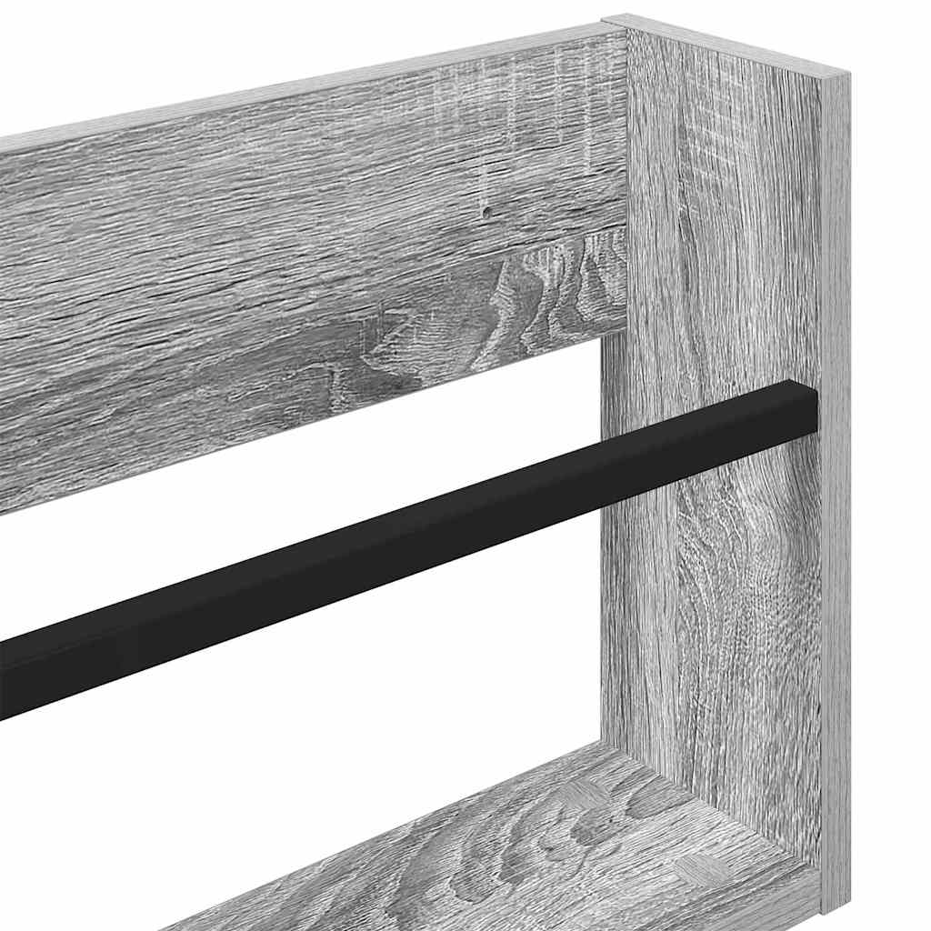 Magasin Rack 2 stk. Grå Sonoma 60 x 12 x 30 cm Konstrueret træ