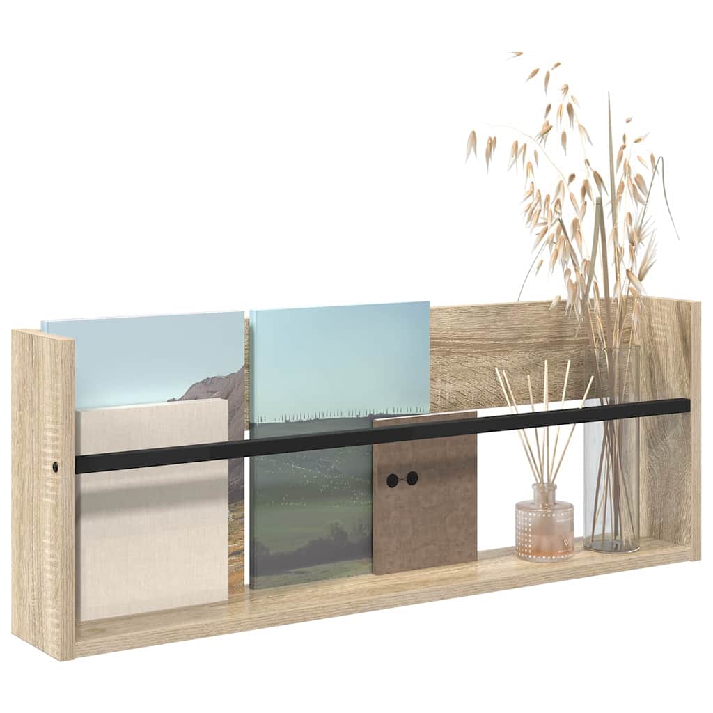 Magasin Rack Sonoma eg 80 x 12 x 30 cm Konstrueret træ