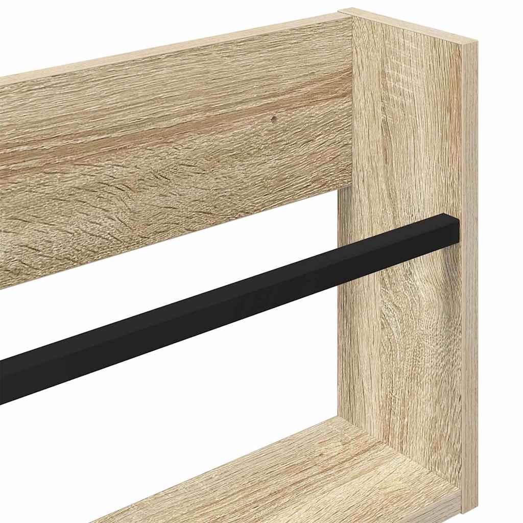 Magasin Rack 2 stk. Sonoma eg 80 x 12 x 30 cm Konstrueret træ
