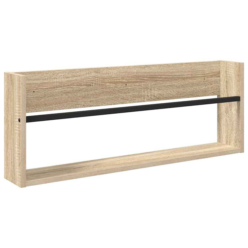 Magasin Rack 2 stk. Sonoma eg 80 x 12 x 30 cm Konstrueret træ