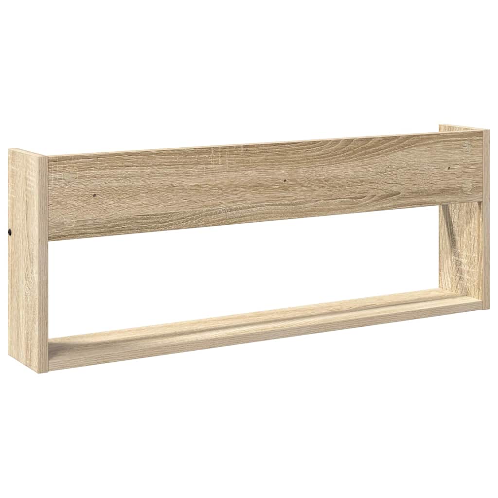 Magasin Rack 2 stk. Sonoma eg 80 x 12 x 30 cm Konstrueret træ