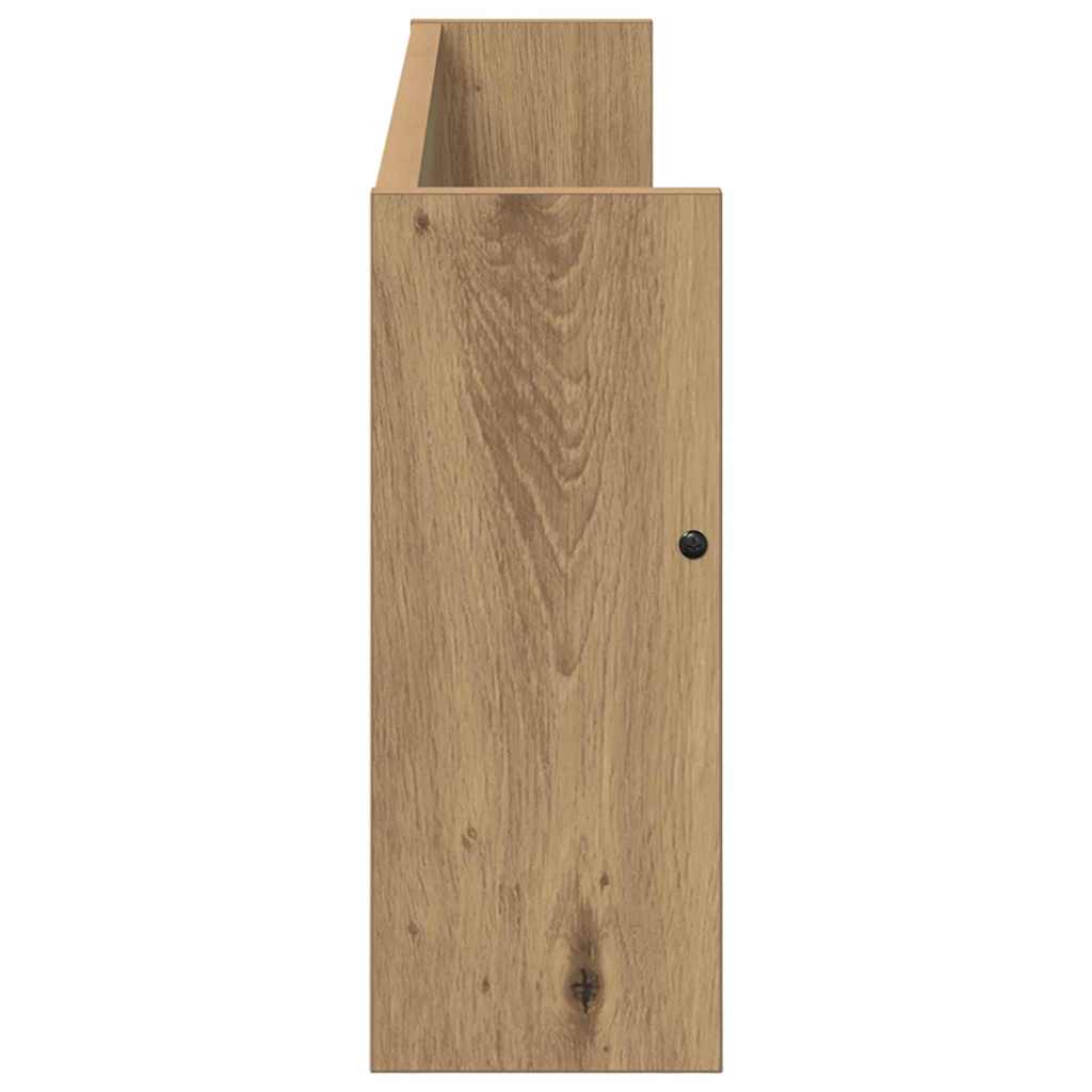 Magasin Rack med hylde 2 stk. Artisan Egetræ 80 x 12 x 30 cm