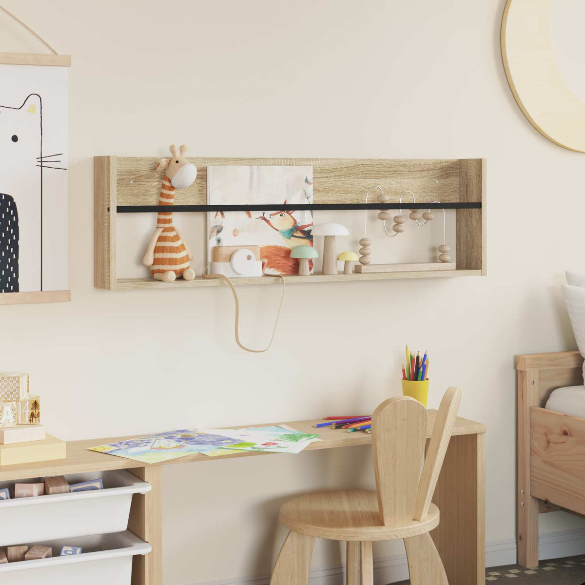 Magasin Rack Sonoma eg 100 x 12 x 30 cm Konstrueret træ