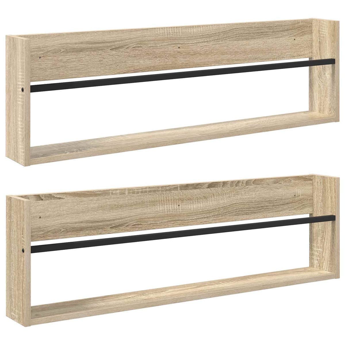 Magasin Rack 2 stk. Sonoma eg 100 x 12 x 30 cm Konstrueret træ