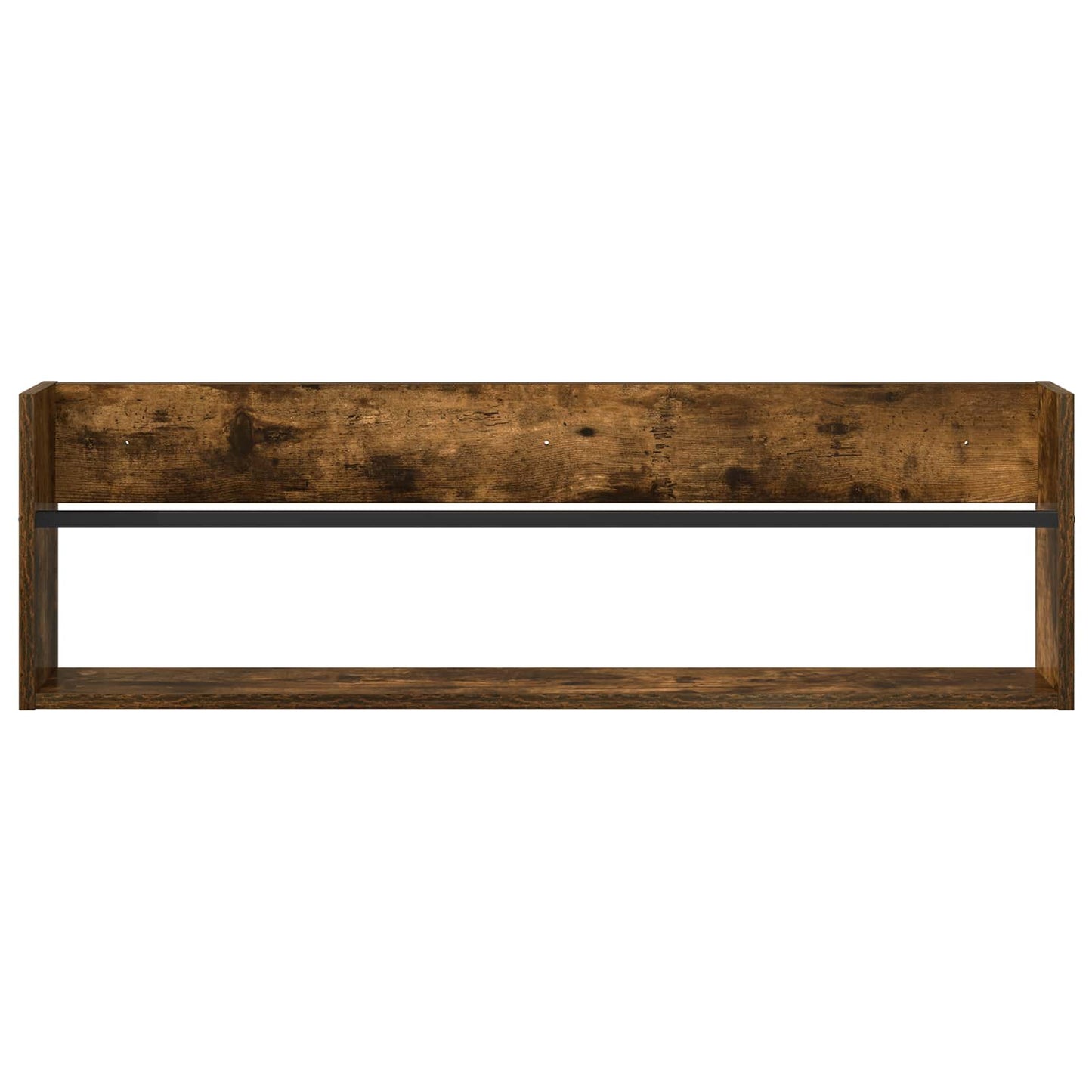 Magasin Rack 2 stk. Røget eg 100 x 12 x 30 cm Konstrueret træ