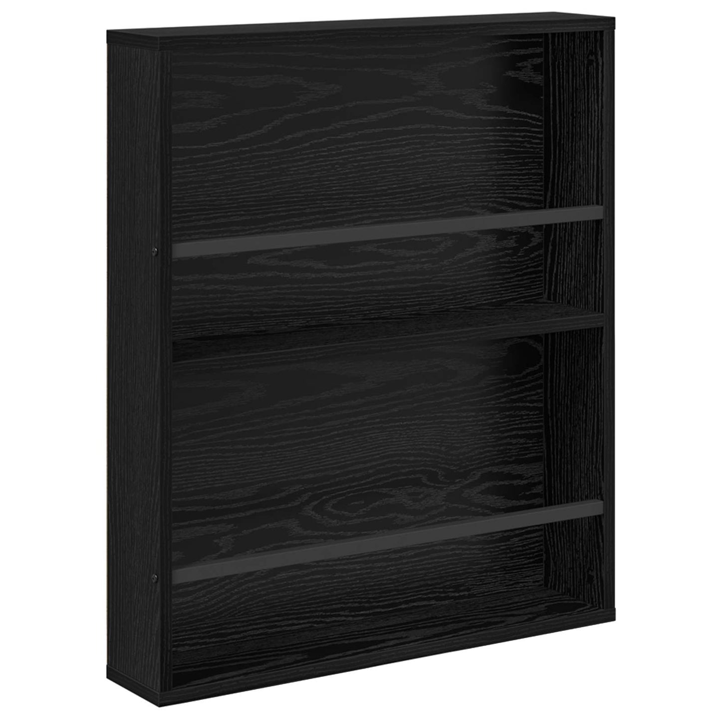 Magasin Rack 2 stk. Sort eg 60 x 12 x 70 cm Konstrueret træ
