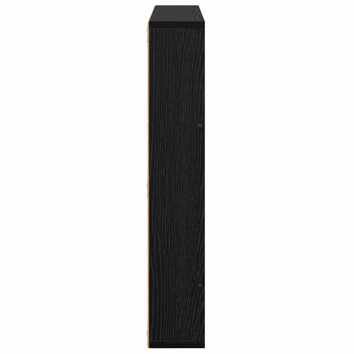 Magasin Rack 2 stk. Sort eg 60 x 12 x 70 cm Konstrueret træ