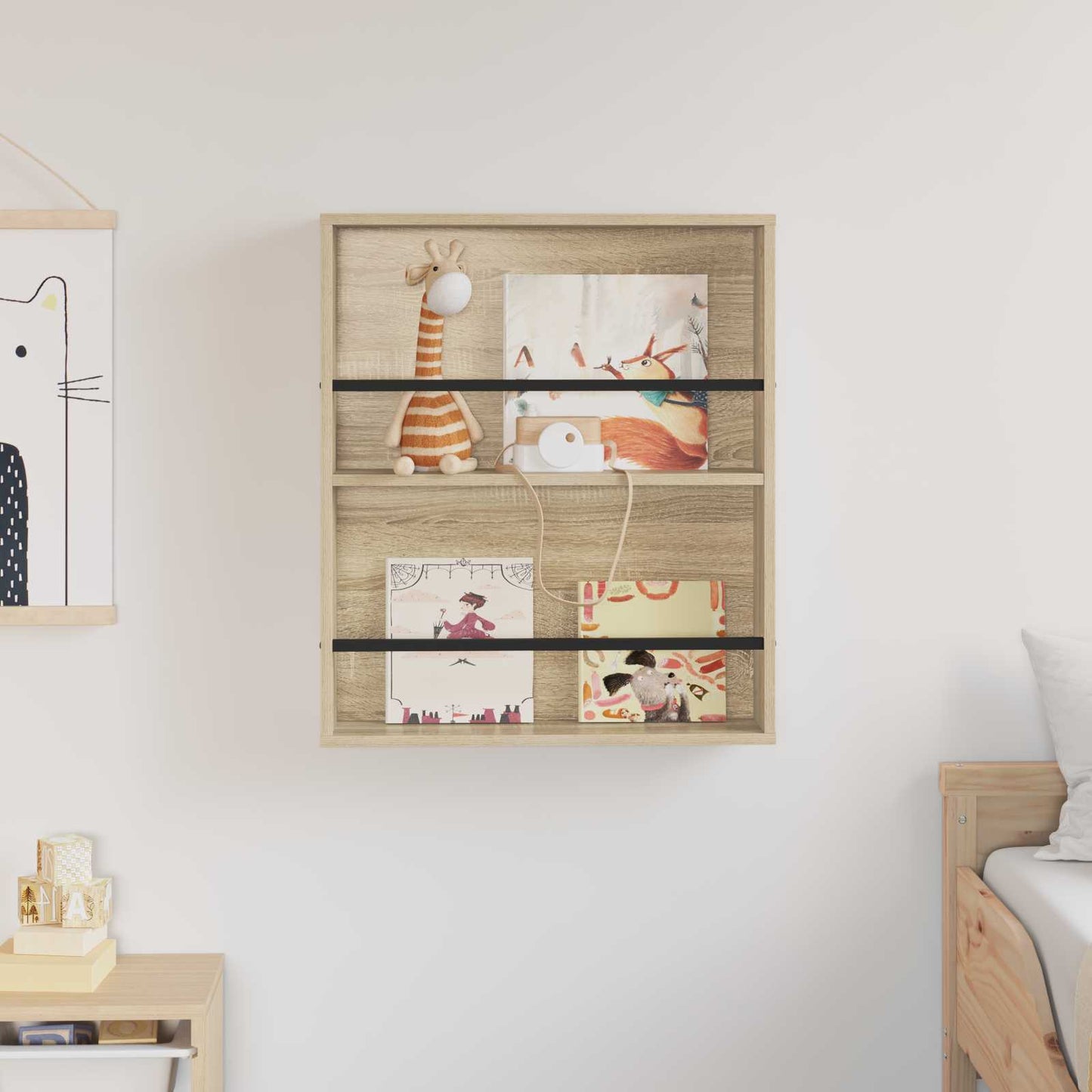 Magasin Rack Sonoma eg 60 x 12 x 70 cm Konstrueret træ