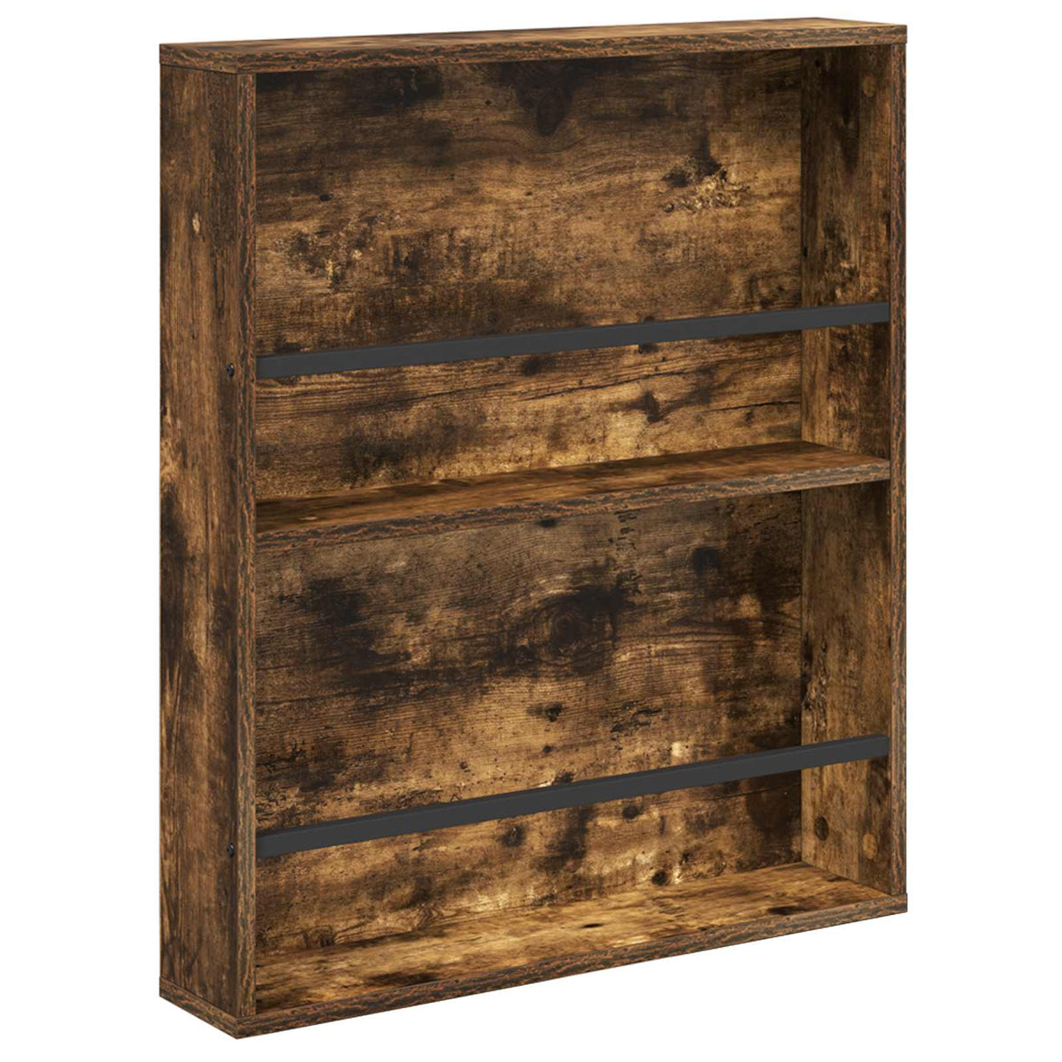 Magasin Rack med hylde Røget eg 60 x 12 x 70 cm Konstrueret træ