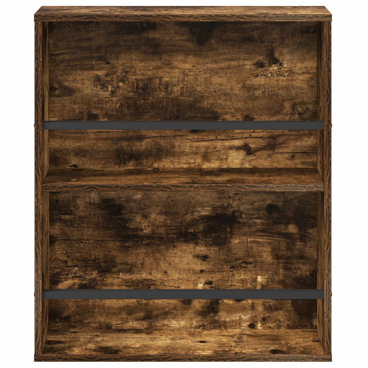Magasin Rack med hylde Røget eg 60 x 12 x 70 cm Konstrueret træ