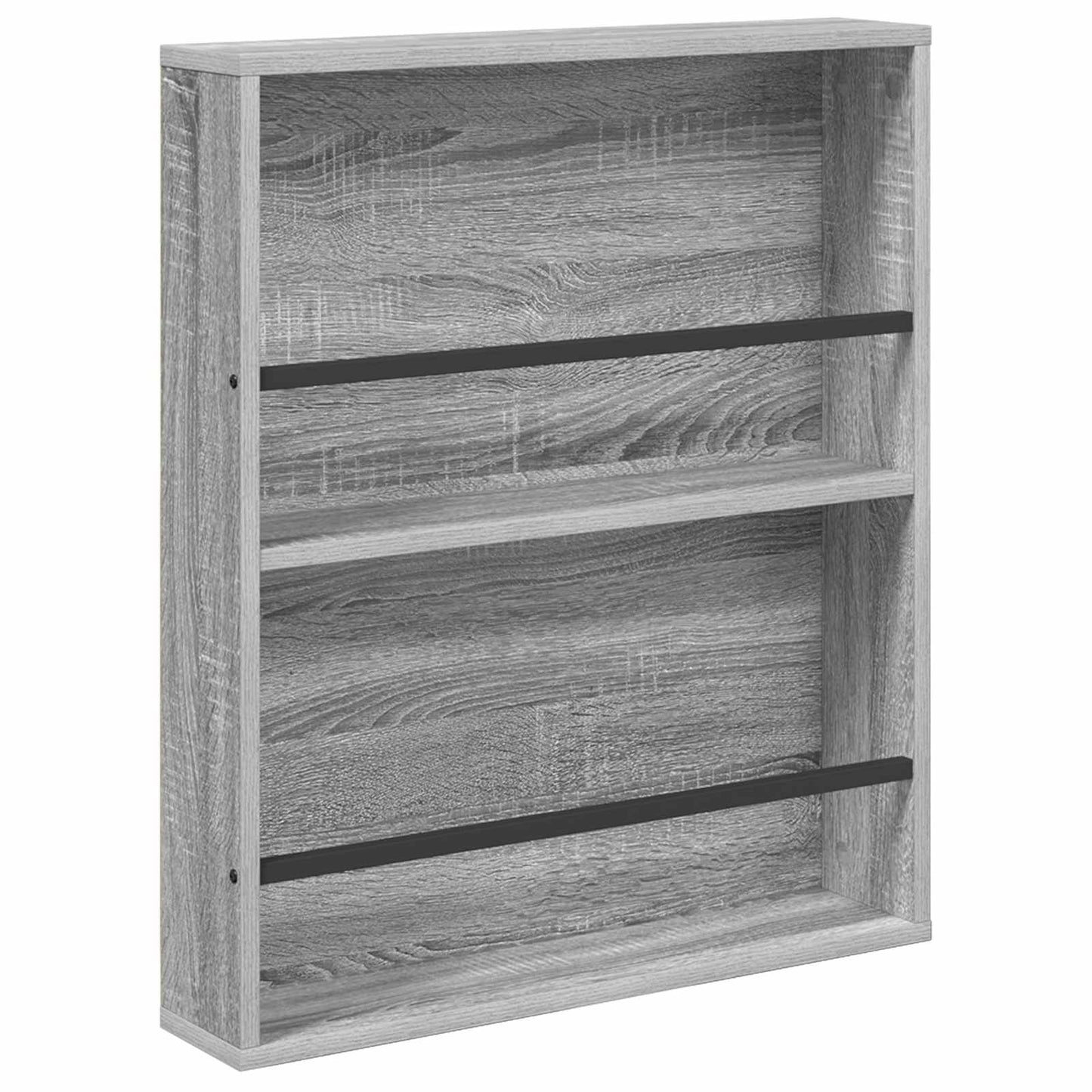 Magasin Rack 2 stk. Grå Sonoma 60 x 12 x 70 cm Konstrueret træ