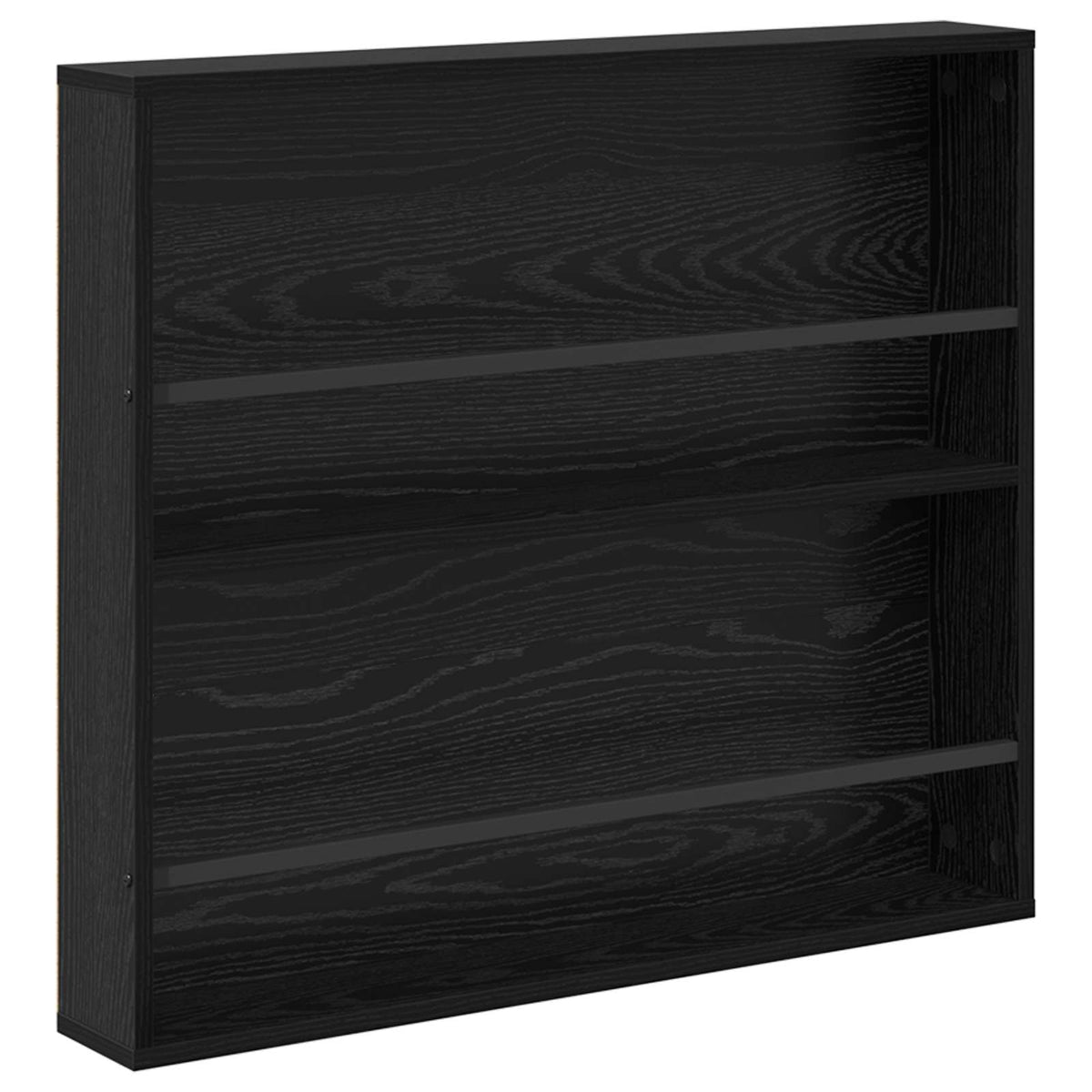 Magasin Rack 2 stk. Sort eg 80 x 12 x 70 cm Konstrueret træ