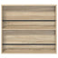 Magasin Rack Sonoma eg 80 x 12 x 70 cm Konstrueret træ