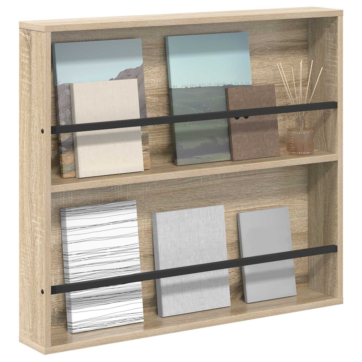 Magasin Rack Sonoma eg 80 x 12 x 70 cm Konstrueret træ
