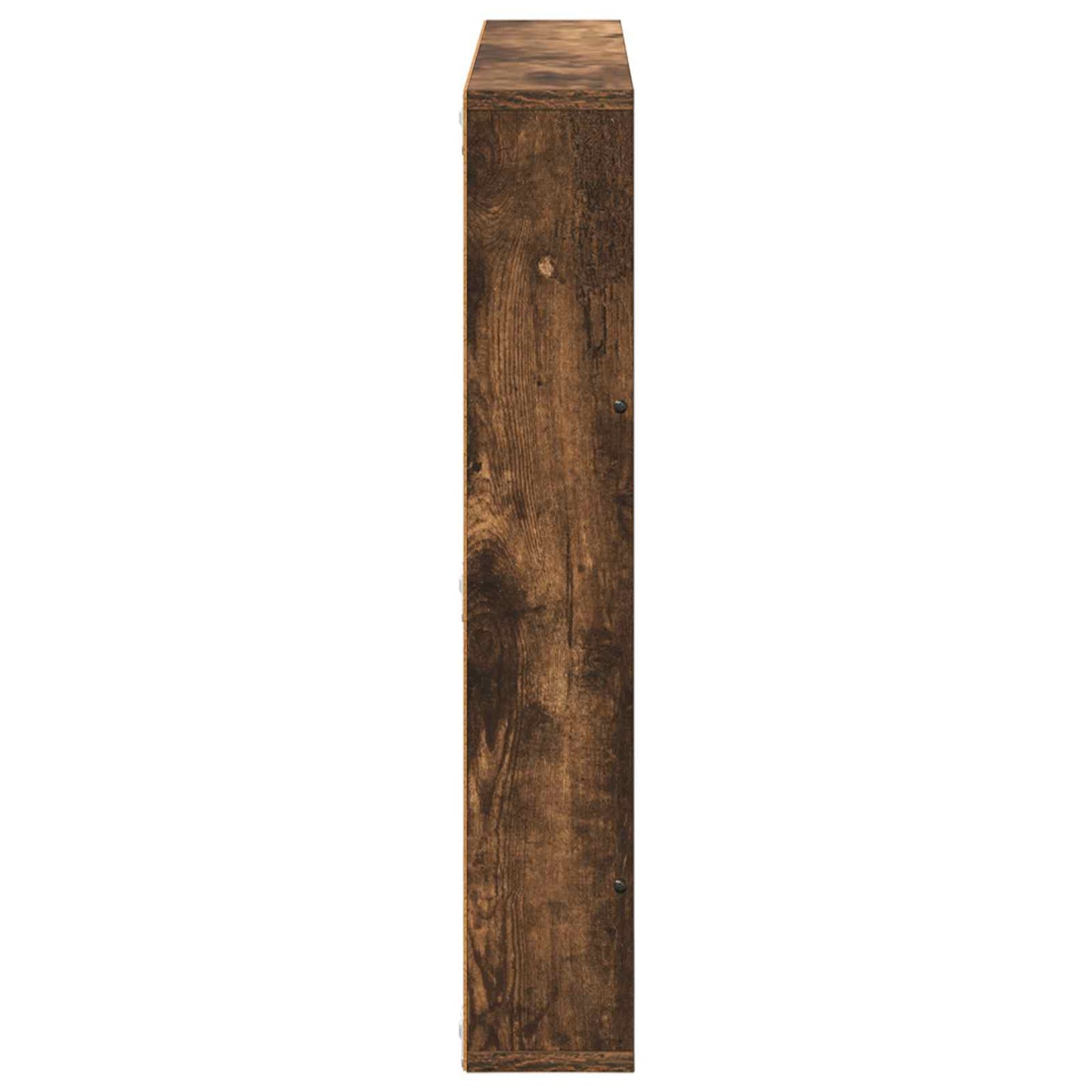Magasin Rack med hylde Røget eg 80 x 12 x 70 cm Konstrueret træ