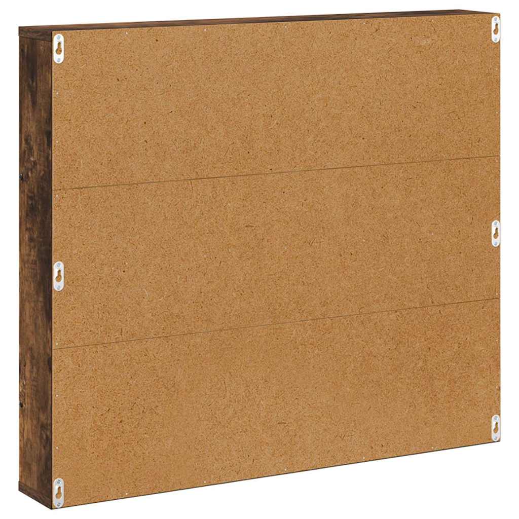 Magasin Rack 2 stk. Røget eg 80 x 12 x 70 cm Konstrueret træ