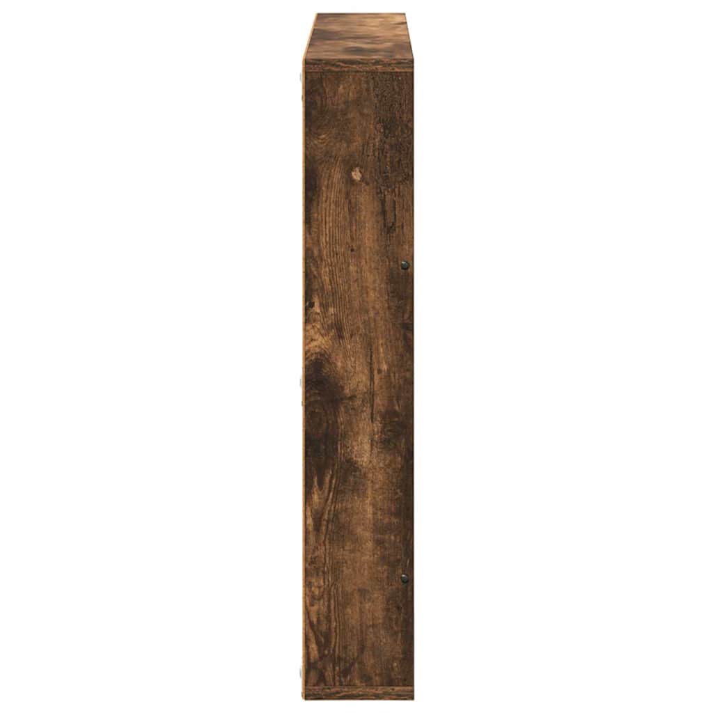 Magasin Rack 2 stk. Røget eg 80 x 12 x 70 cm Konstrueret træ