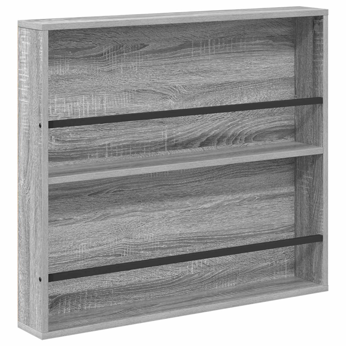 Magasin Rack 2 stk. Grå Sonoma 80 x 12 x 70 cm Konstrueret træ