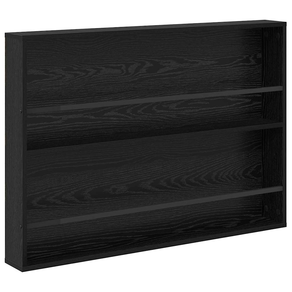 Magasin Rack 2 stk. Sort eg 100 x 12 x 70 cm Konstrueret træ