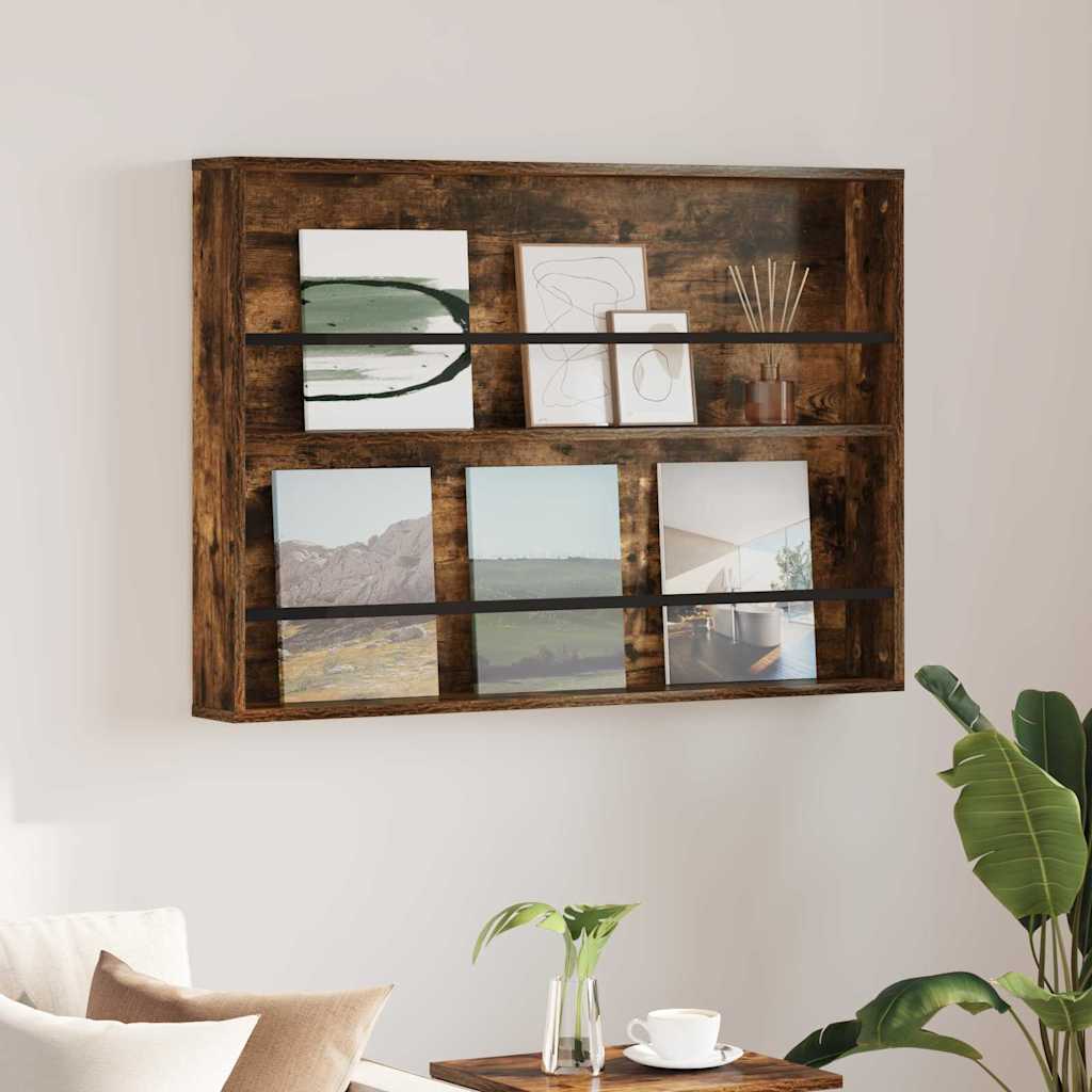 Magasin Rack Røget eg 100 x 12 x 70 cm Konstrueret træ