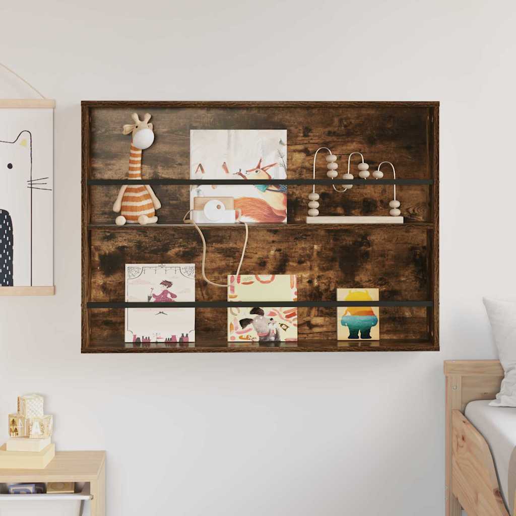 Magasin Rack Røget eg 100 x 12 x 70 cm Konstrueret træ