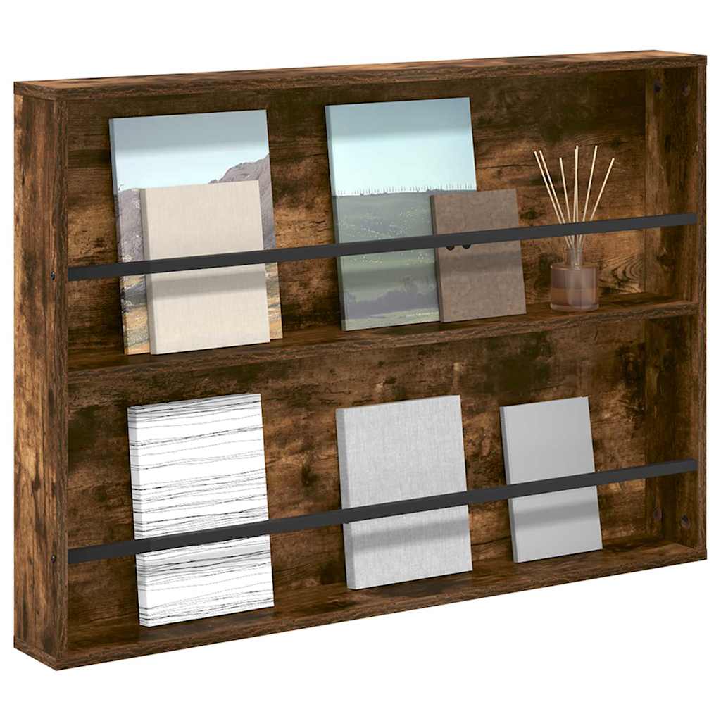 Magasin Rack Røget eg 100 x 12 x 70 cm Konstrueret træ