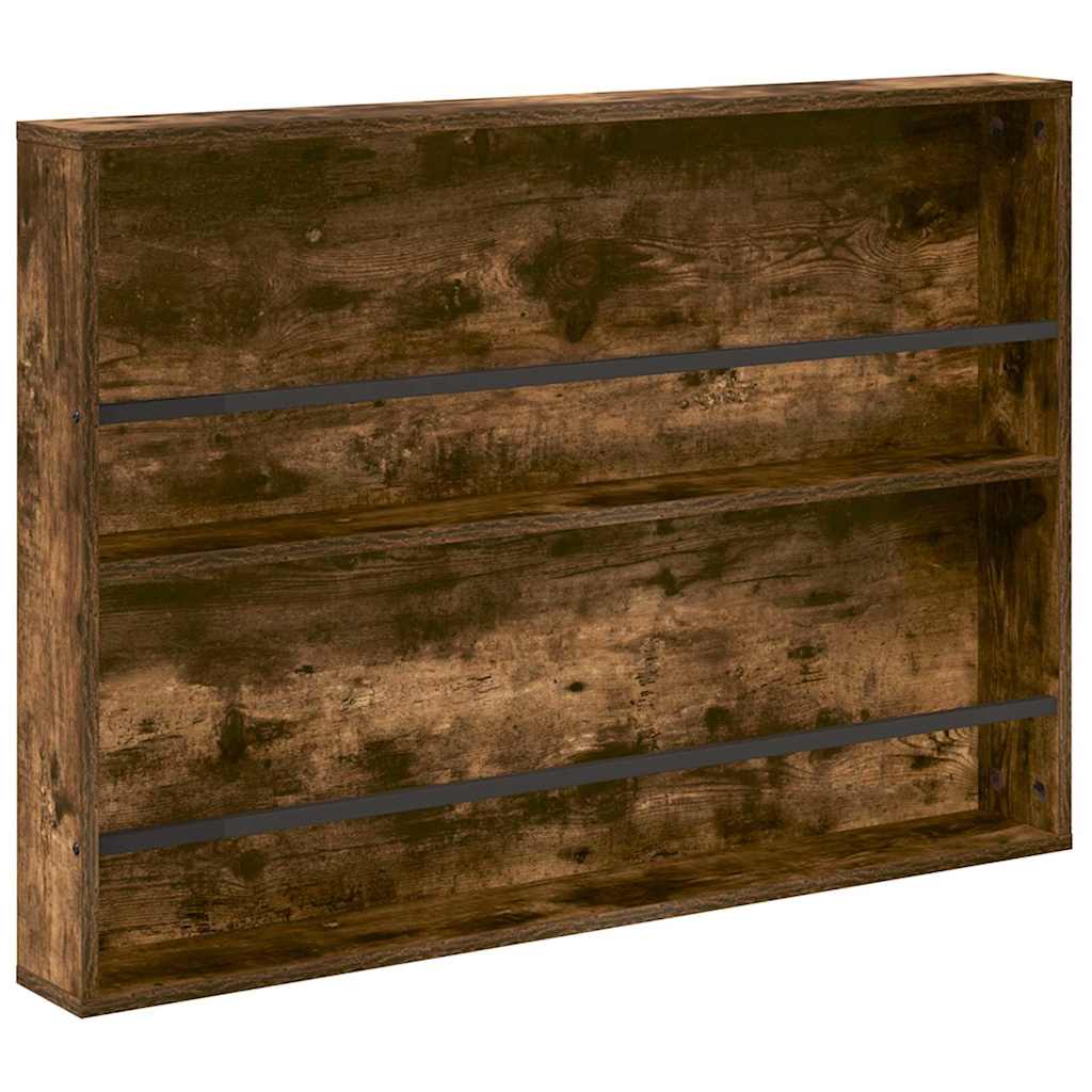 Magasin Rack 2 stk. Røget eg 100 x 12 x 70 cm Konstrueret træ