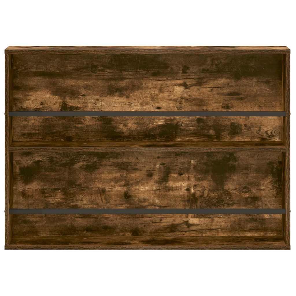 Magasin Rack 2 stk. Røget eg 100 x 12 x 70 cm Konstrueret træ