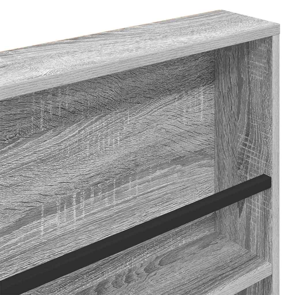 Magasin Rack Grå Sonoma 100 x 12 x 70 cm Konstrueret træ