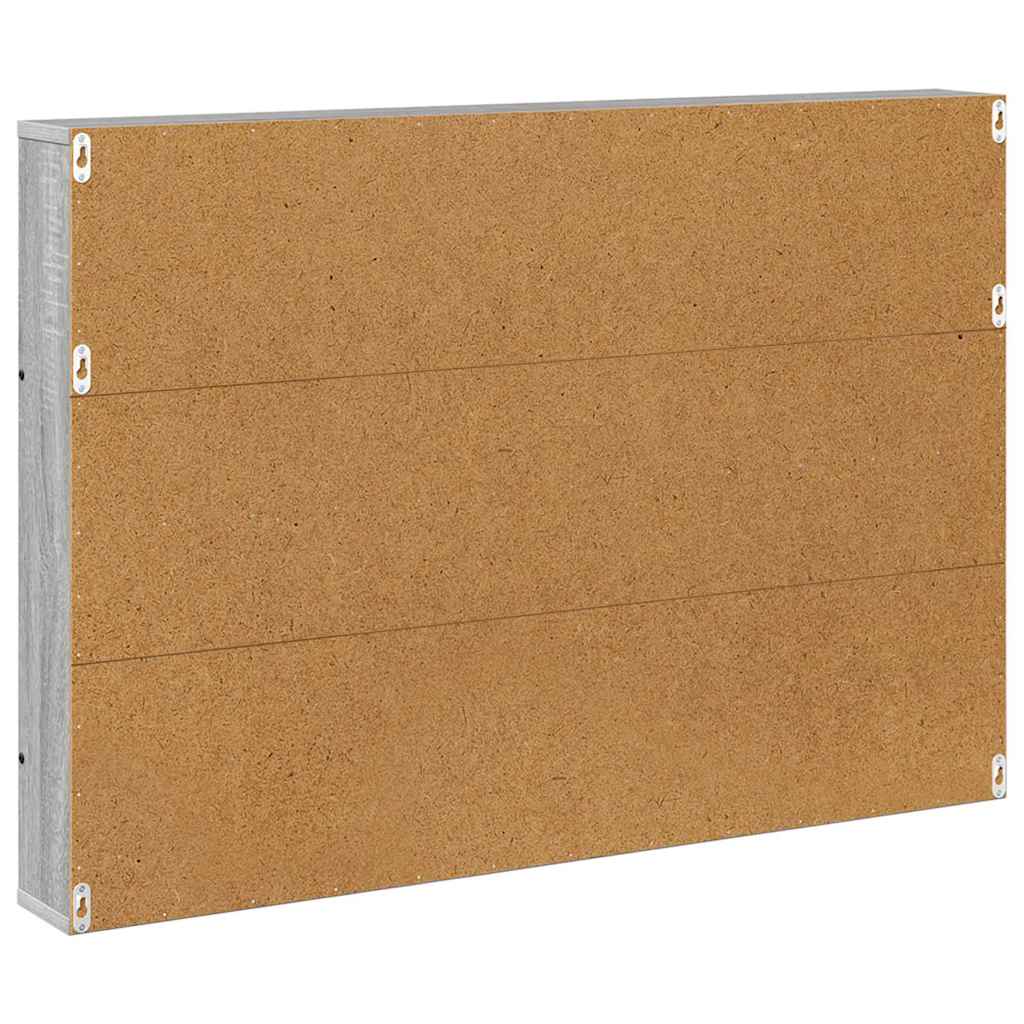 Magasin Rack 2 stk. Grå Sonoma 100 x 12 x 70 cm Konstrueret træ
