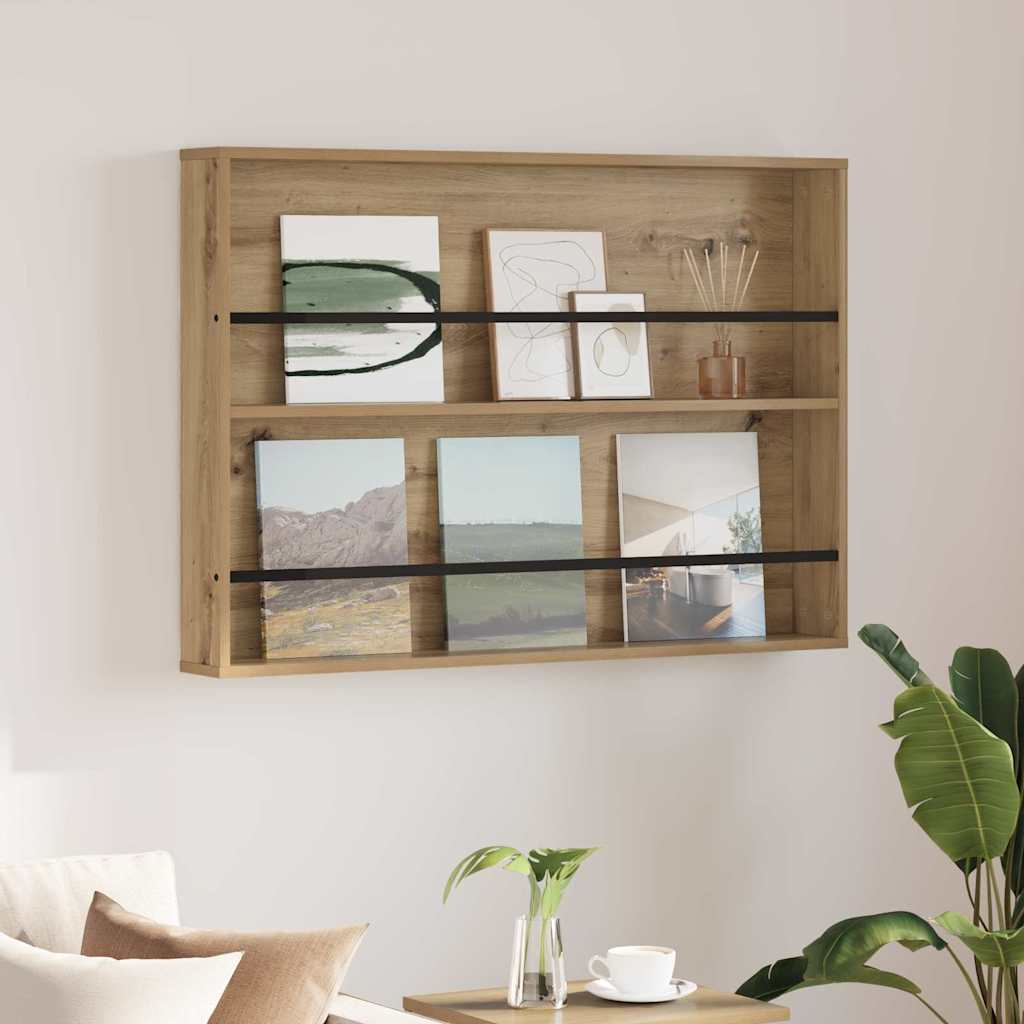 Magasin Rack Artisan Egetræ 100 x 12 x 70 cm Konstrueret træ