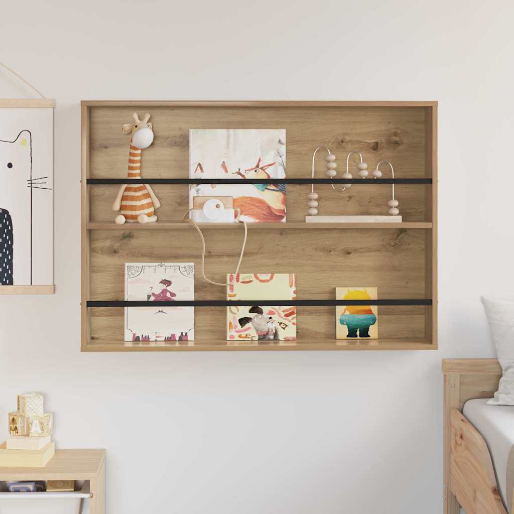 Magasin Rack Artisan Egetræ 100 x 12 x 70 cm Konstrueret træ