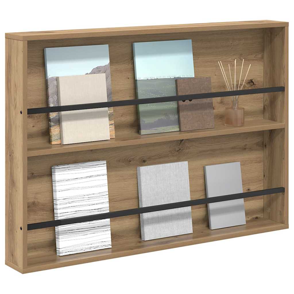 Magasin Rack Artisan Egetræ 100 x 12 x 70 cm Konstrueret træ