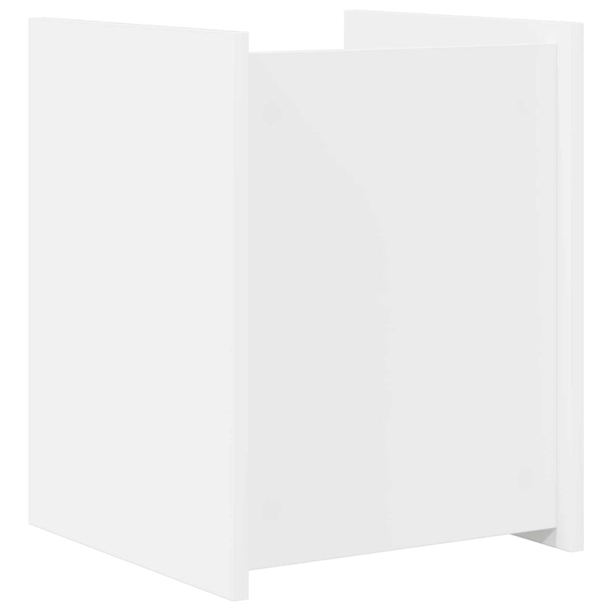 Magasin Rack med hylde Hvid 35 x 35 x 45 cm Konstrueret træ