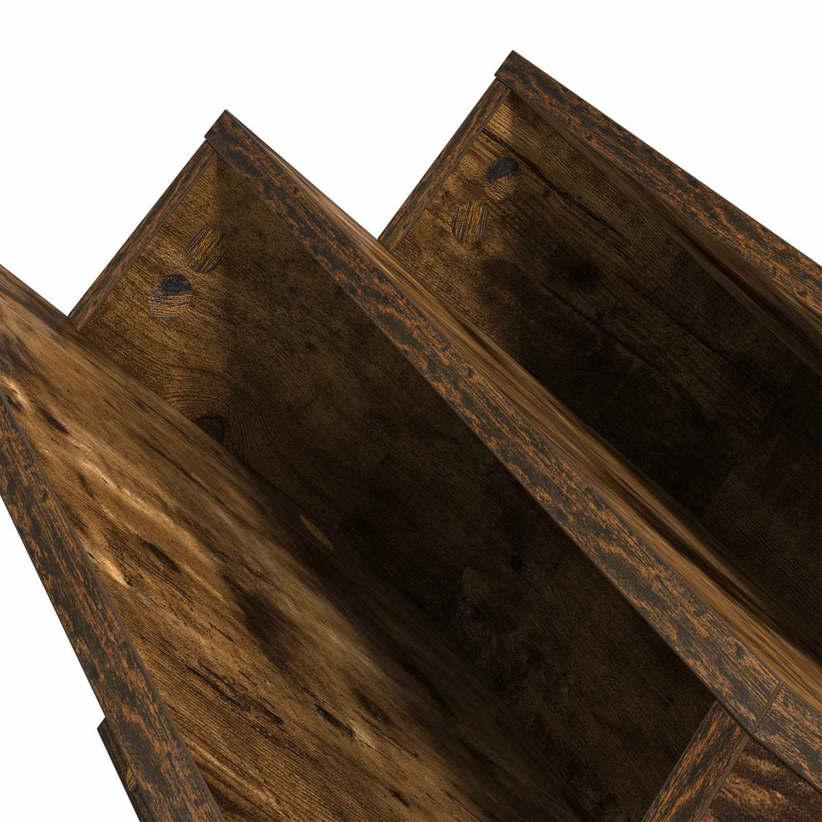 Magasin Rack Røget eg 65 x 53 x 28,5 cm Konstrueret træ